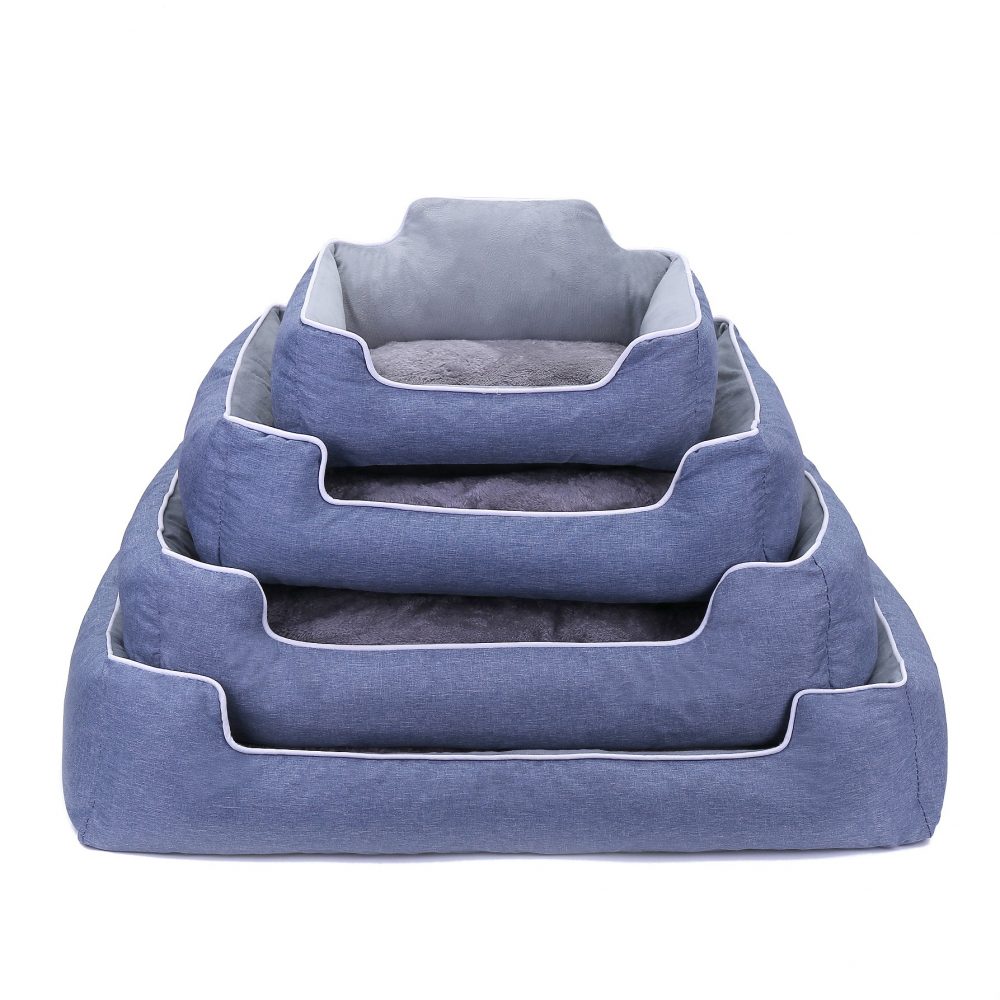 Dog Bed DBDW-3501 for Large Medium Small Dogs, Rectangle Washable Sleeping Puppy Bed